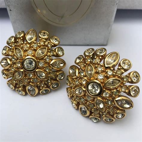 antique christian Dior earrings